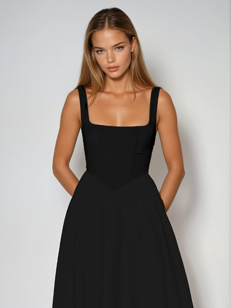 NOUVEAU RICHE Elegantes A Linien Kleid Für Stilvolle Sommer Anlässe