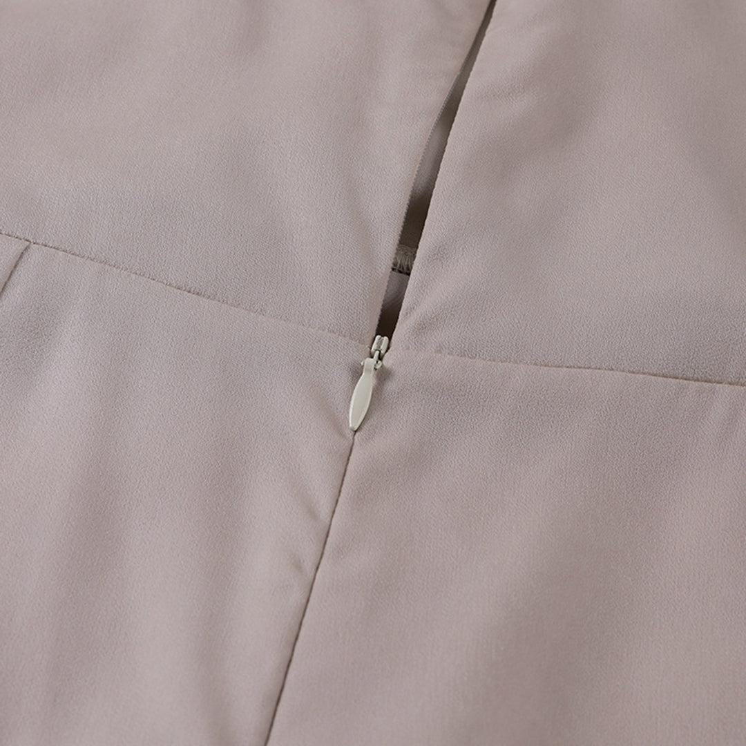 NOUVEAU RICHE Elegantes Damenkleid Mit Tiefem V Ausschnitt Seitenschlitz