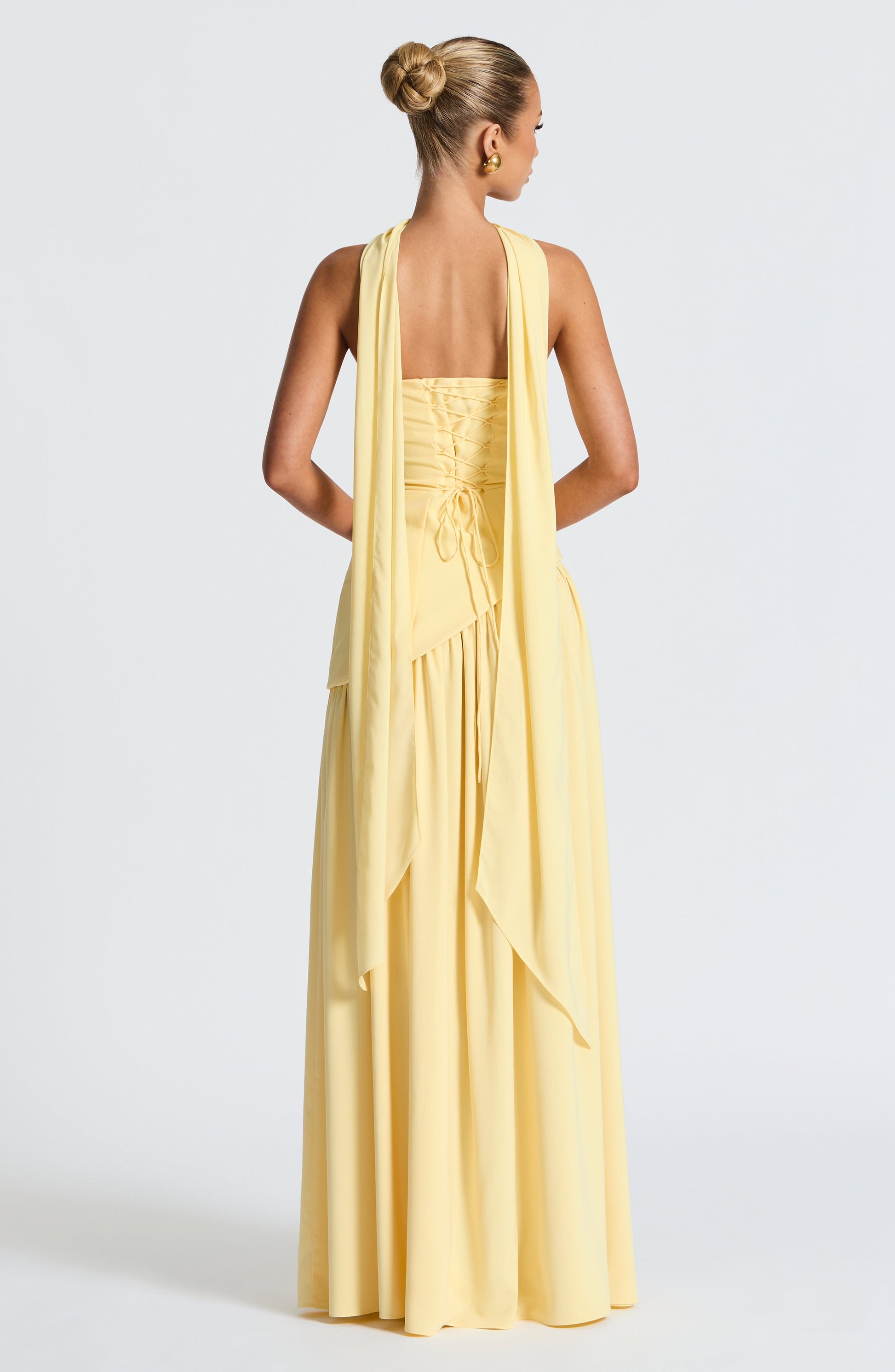 NOUVEAU RICHE Elegantes Trägerloses Kleid Mit Hohem Schlitz Für Damen Lang