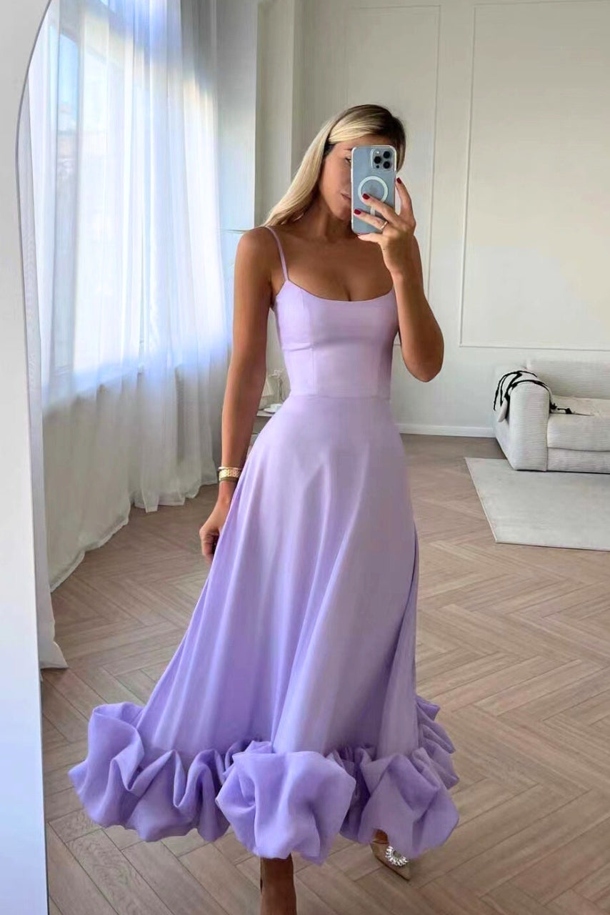 NOUVEAU RICHE Elegantes Twirl Kleid Für Hochzeiten Und Festlichkeiten Lila