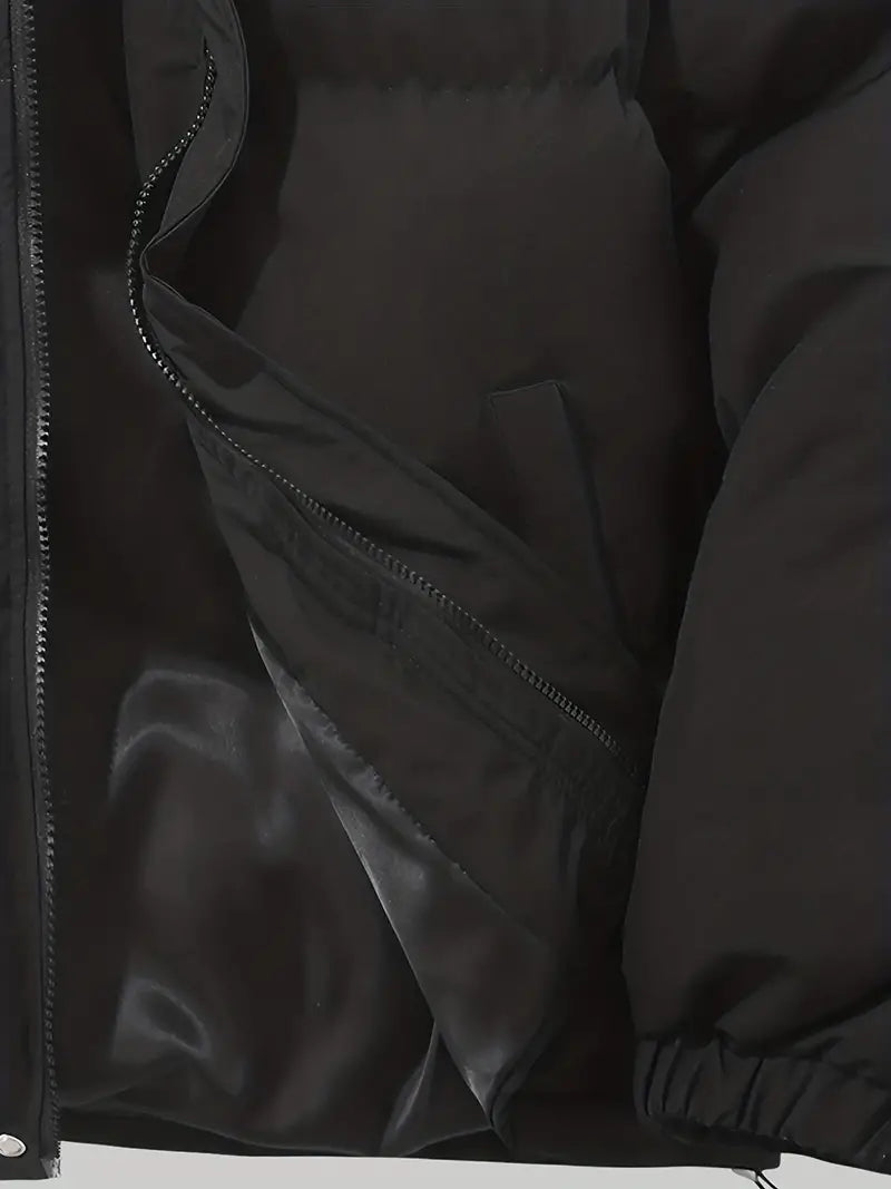 NOUVEAU RICHE Kapuzenjacke Klassisches Design Warme Winterjacke Winter