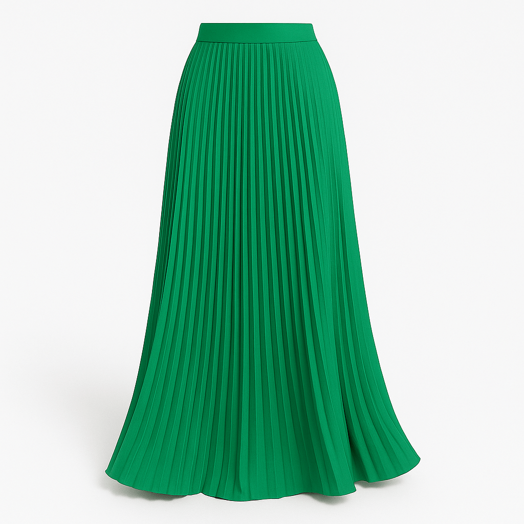 NOUVEAU RICHE Vena | Damen Maxirock – Elegante Falten, Atmungsaktives Material & Fliessende Silhouette