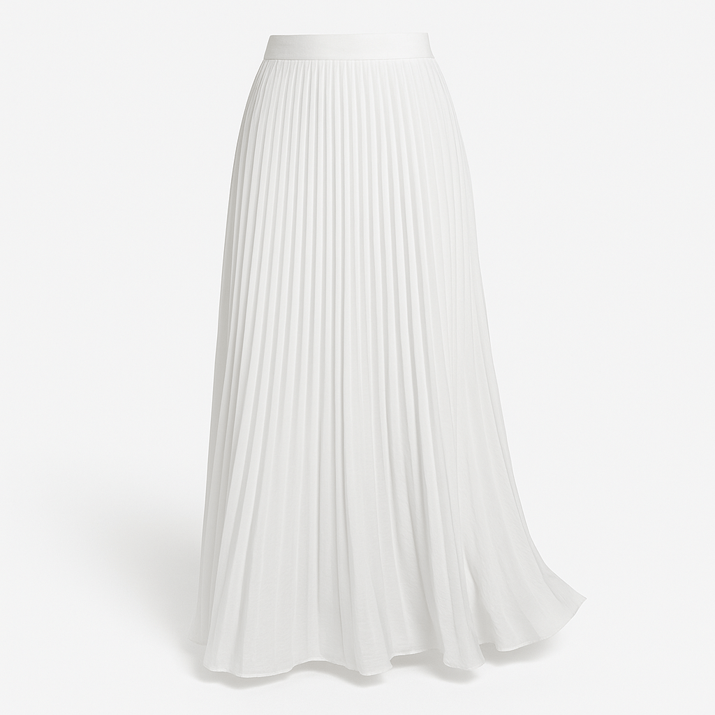 NOUVEAU RICHE Vena | Damen Maxirock – Elegante Falten, Atmungsaktives Material & Fliessende Silhouette