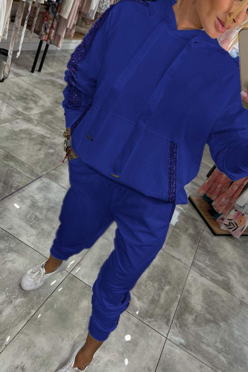NOUVEAU RICHE Damen Herfst Set Vielseitig Für Alltag Und Freizeit Blauw