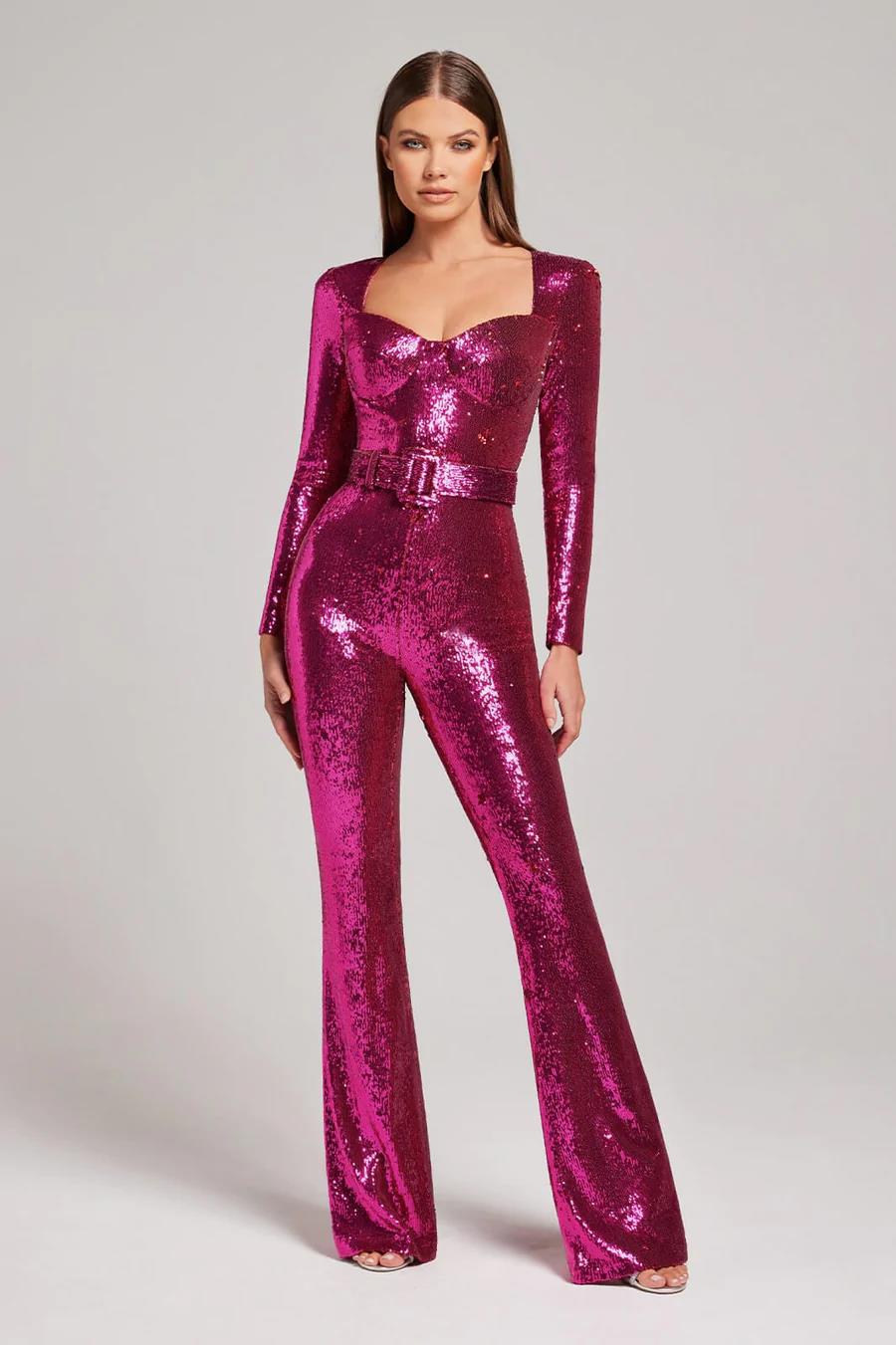 NOUVEAU RICHE Stylischer Damen Jumpsuit Mit Elegantem Schnitt Und Komfort S Rosa