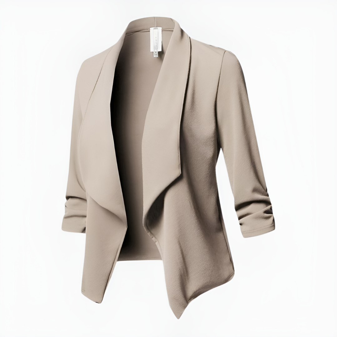 NOUVEAU RICHE Bersh | Modischer Damen-Blazer | Langarm Beige