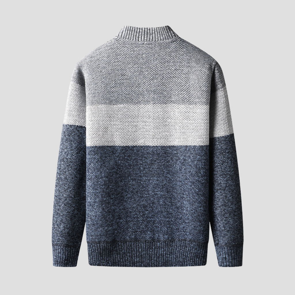 NOUVEAU RICHE Warme Jacke Reißverschluss Fleecegefütterte Netzstruktur
