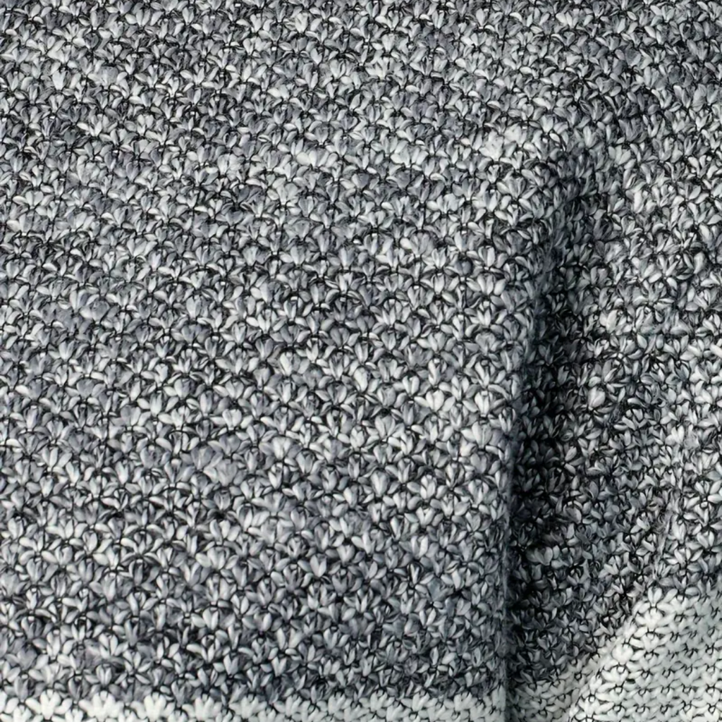 NOUVEAU RICHE Warme Jacke Reißverschluss Fleecegefütterte Netzstruktur