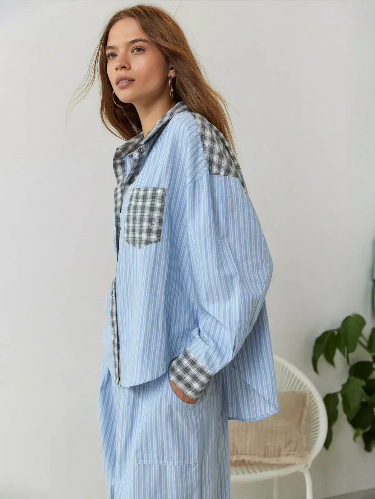 NOUVEAU RICHE Kuscheliges Pyjama-Set Aus Weichem Polyester Für Bequemkeit