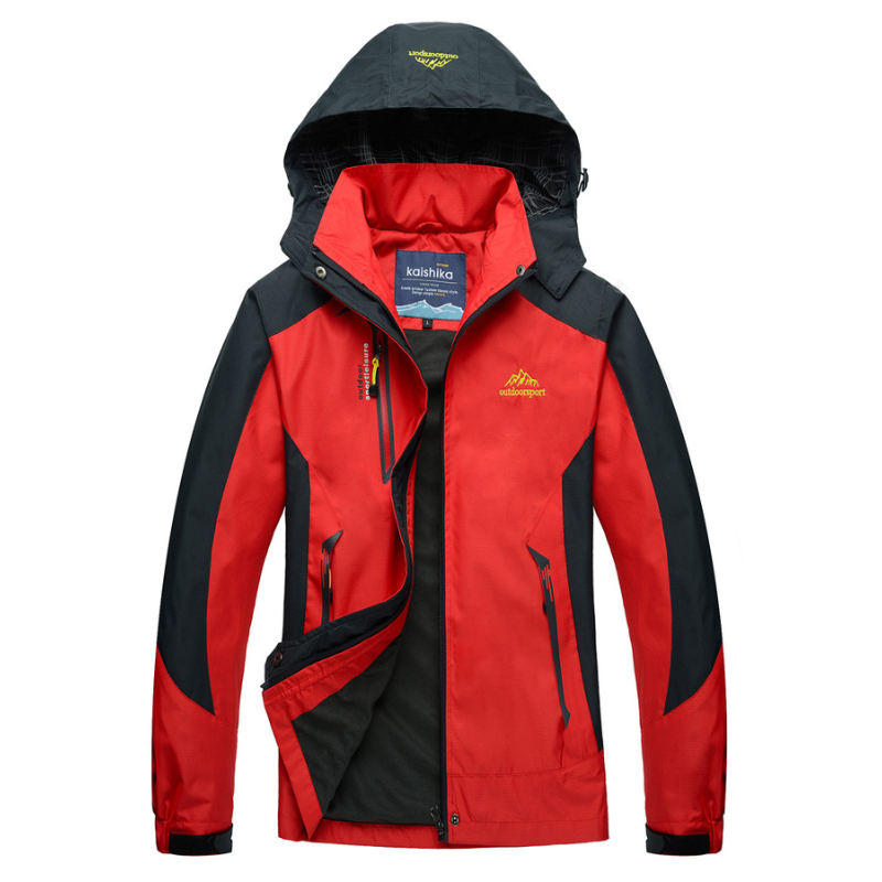 NOUVEAU RICHE Damenjacke Wasserdicht Atmungsaktiv Für Jedes Wetter Rot
