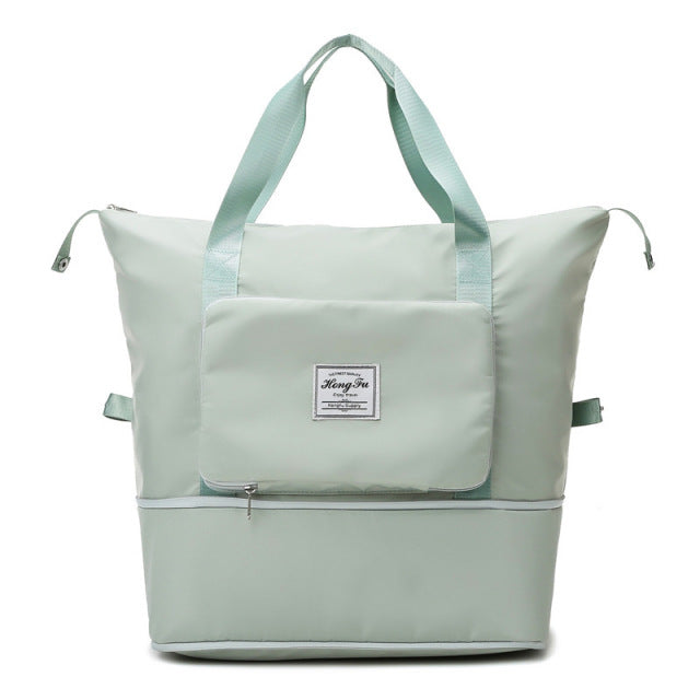 NOUVEAU RICHE Faltbare Handgepäcktasche Ultraleicht 40 L Packbar Hellgrün
