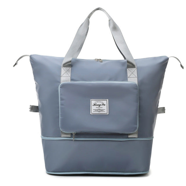 NOUVEAU RICHE Faltbare Handgepäcktasche Ultraleicht 40 L Packbar Hellblau