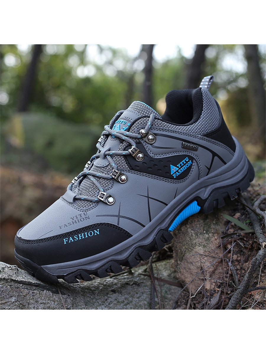 NOUVEAU RICHE Herren Wanderschuhe – Felsläufer für Outdoor-Performance Grau