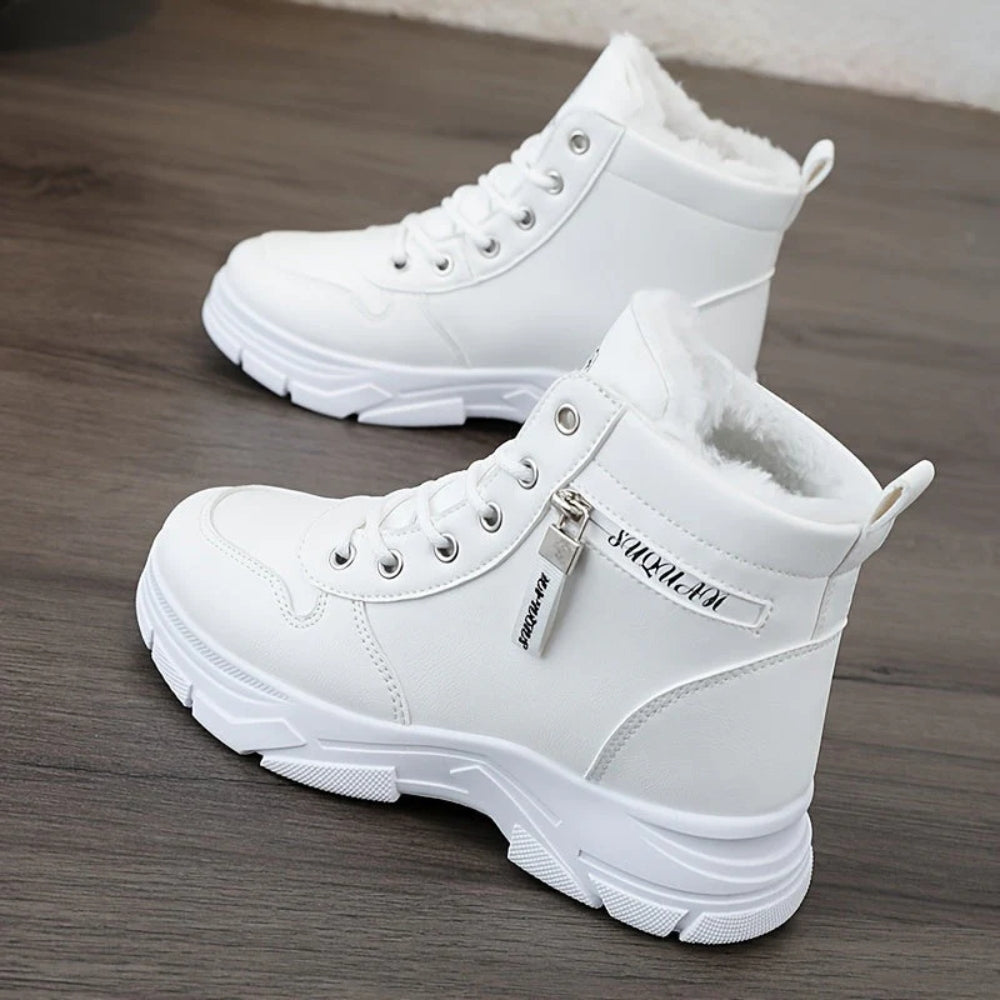 NOUVEAU RICHE Frauen Festliche Winterstiefel für Frauen - Lässiges, Einfarbiges Muster