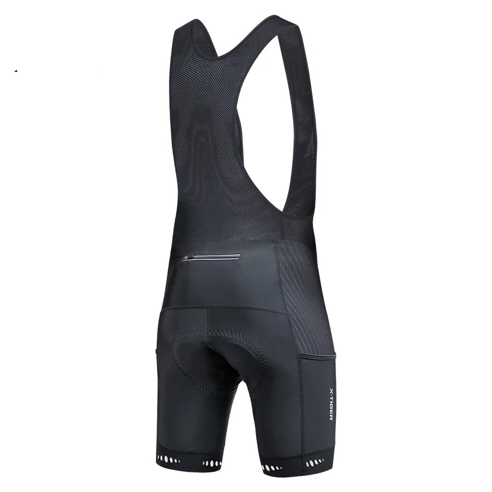 NOUVEAU RICHE Herren Velohose mit 5D Gelpolster – Gepolsterte Radhose mit reflektierenden Details, für MTB & Rennvelo, 3 Farben, S–XXL – Calico