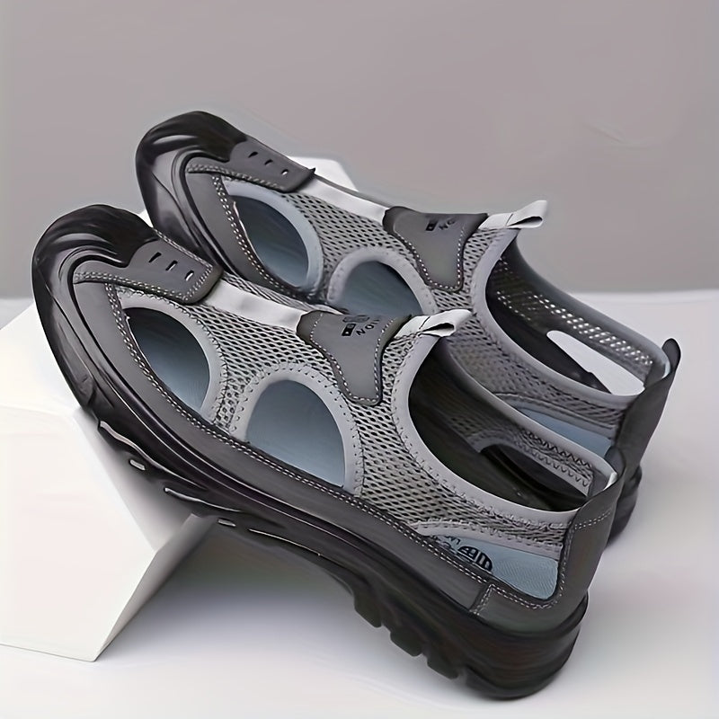 NOUVEAU RICHE Sandalen Herren Atmungsaktiv Leicht PU Sommer Komfort