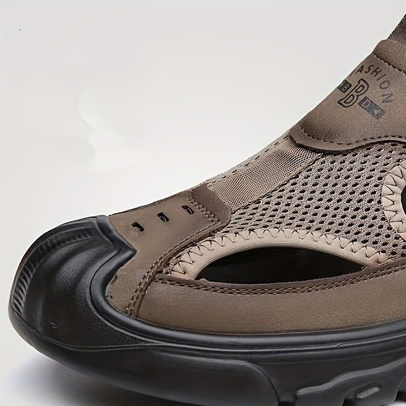 NOUVEAU RICHE Sandalen Herren Atmungsaktiv Leicht PU Sommer Komfort