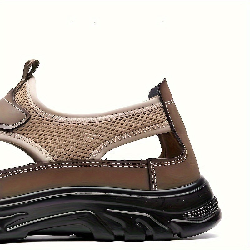 NOUVEAU RICHE Sandalen Herren Atmungsaktiv Leicht PU Sommer Komfort