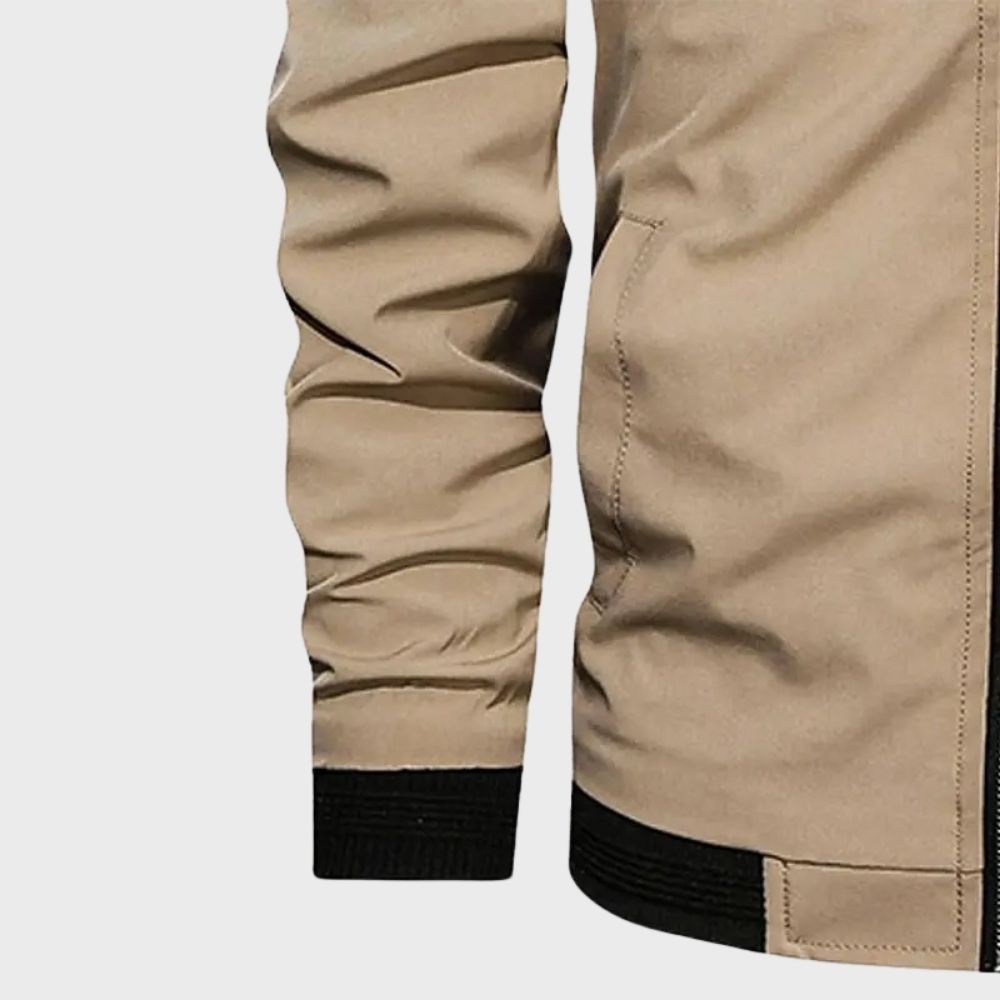 NOUVEAU RICHE Bomberjacke Herren Normale Passform Moderner Komfort