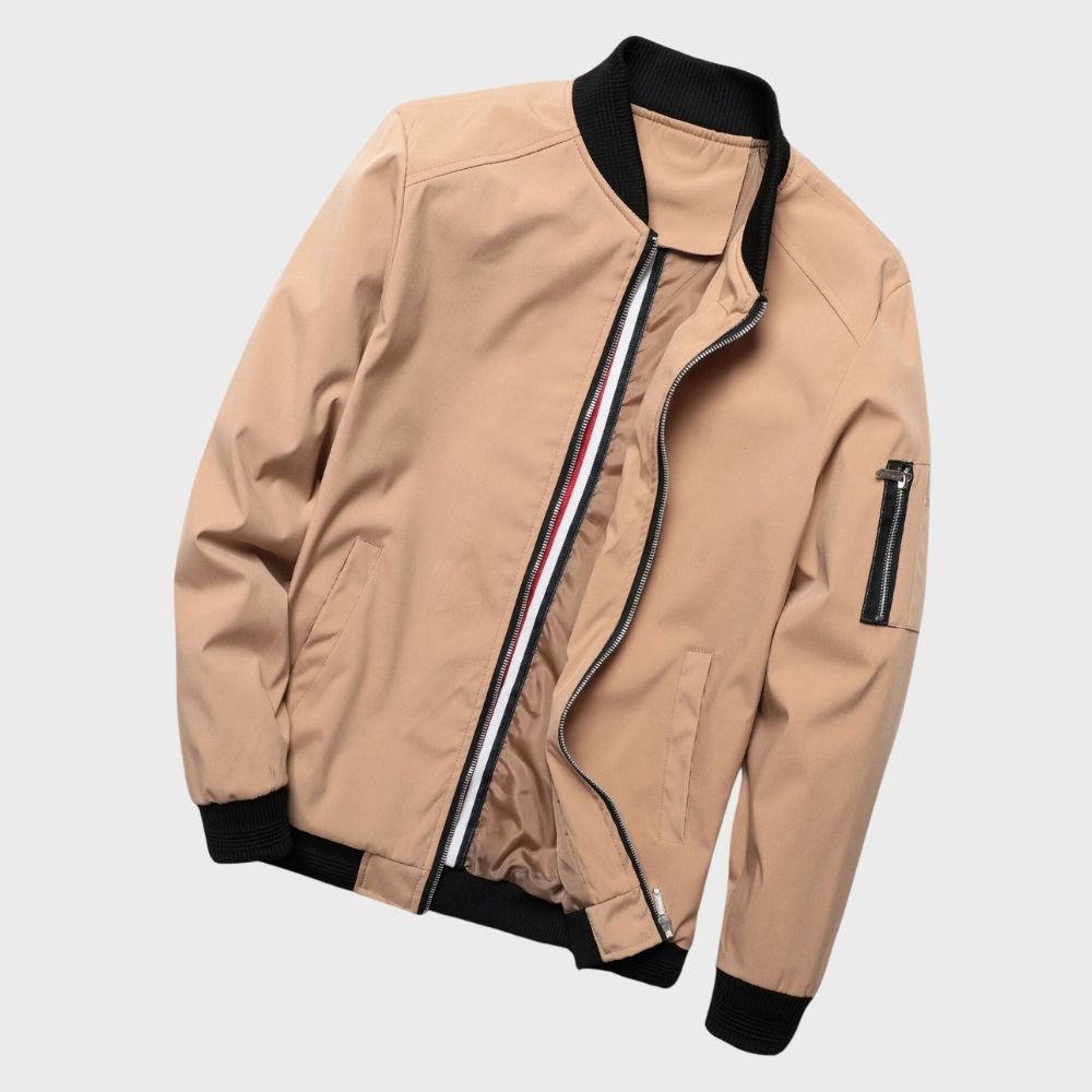 NOUVEAU RICHE Bomberjacke Herren Normale Passform Moderner Komfort