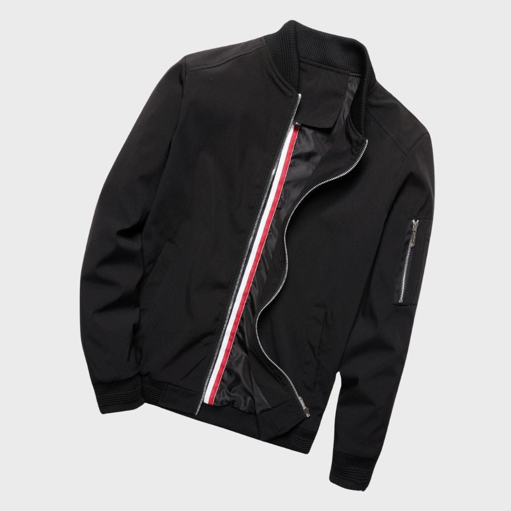 NOUVEAU RICHE Bomberjacke Herren Normale Passform Moderner Komfort