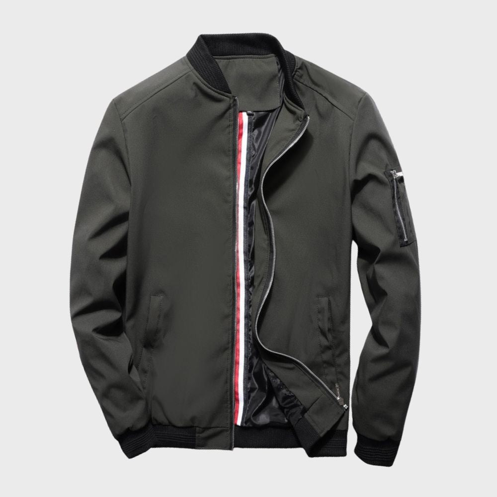 NOUVEAU RICHE Bomberjacke Herren Normale Passform Moderner Komfort