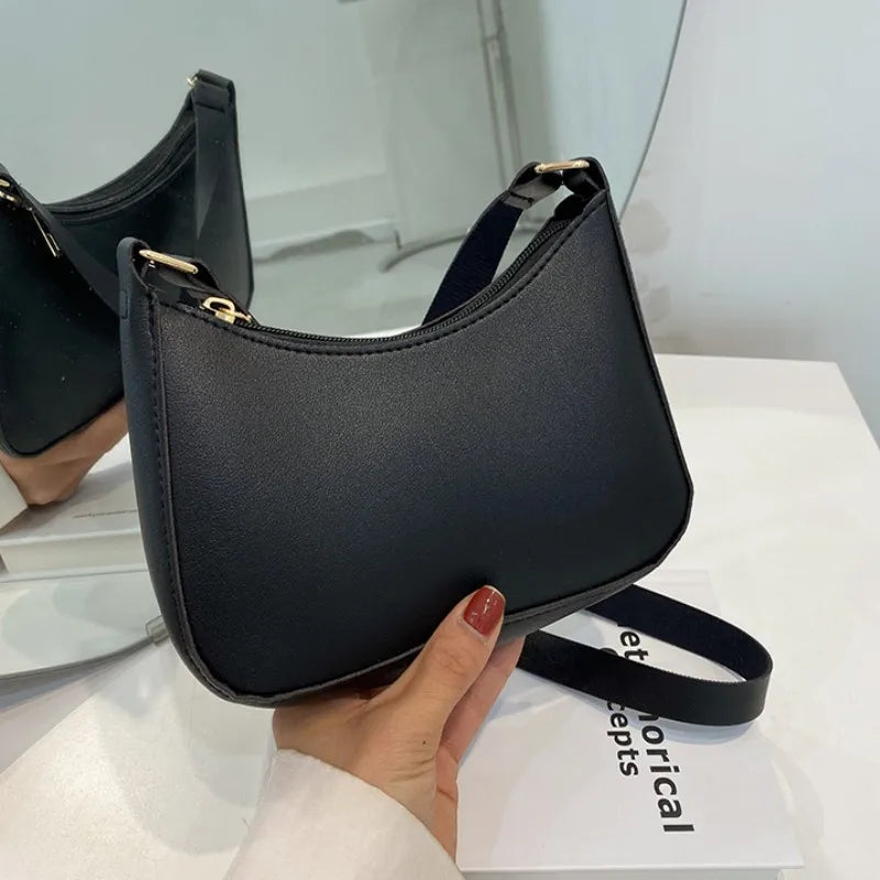 NOUVEAU RICHE Schultertasche Aus Leder Für Damen Perfekt Für Stilvolle Nachhaltigkeit Elegante Umhängetasche Mit Praktischer Funktionalität Schwarz