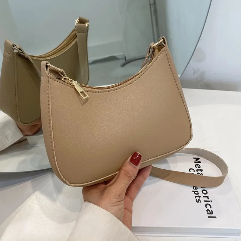 NOUVEAU RICHE Schultertasche Aus Leder Für Damen Perfekt Für Stilvolle Nachhaltigkeit Elegante Umhängetasche Mit Praktischer Funktionalität Khaki