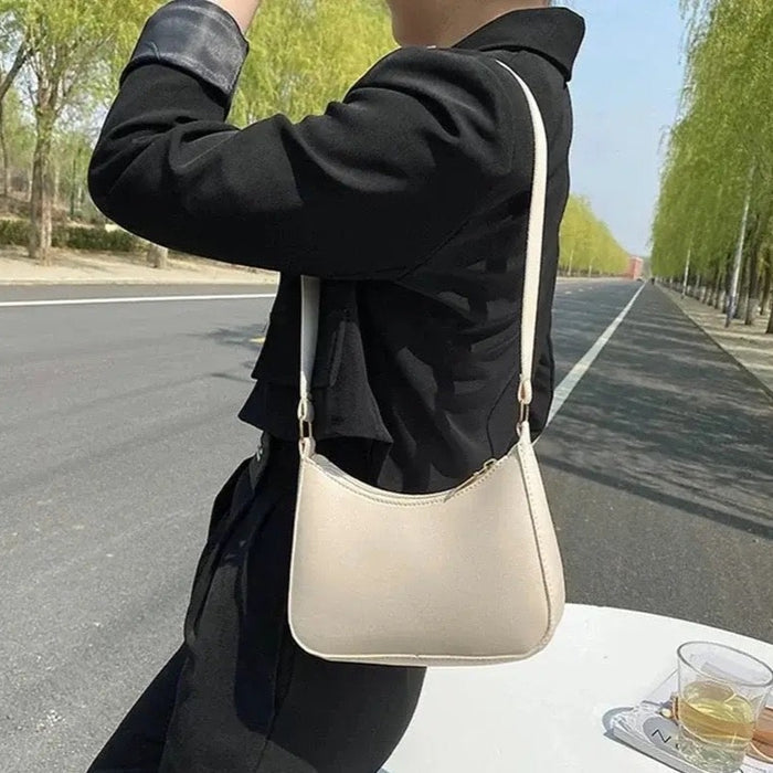 NOUVEAU RICHE Schultertasche Aus Leder Für Damen Perfekt Für Stilvolle Nachhaltigkeit Elegante Umhängetasche Mit Praktischer Funktionalität