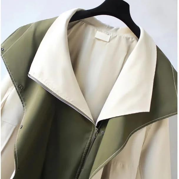 NOUVEAU RICHE Windbreaker-Jacke Winddicht Wasserdicht Taillenzug Doppellagige