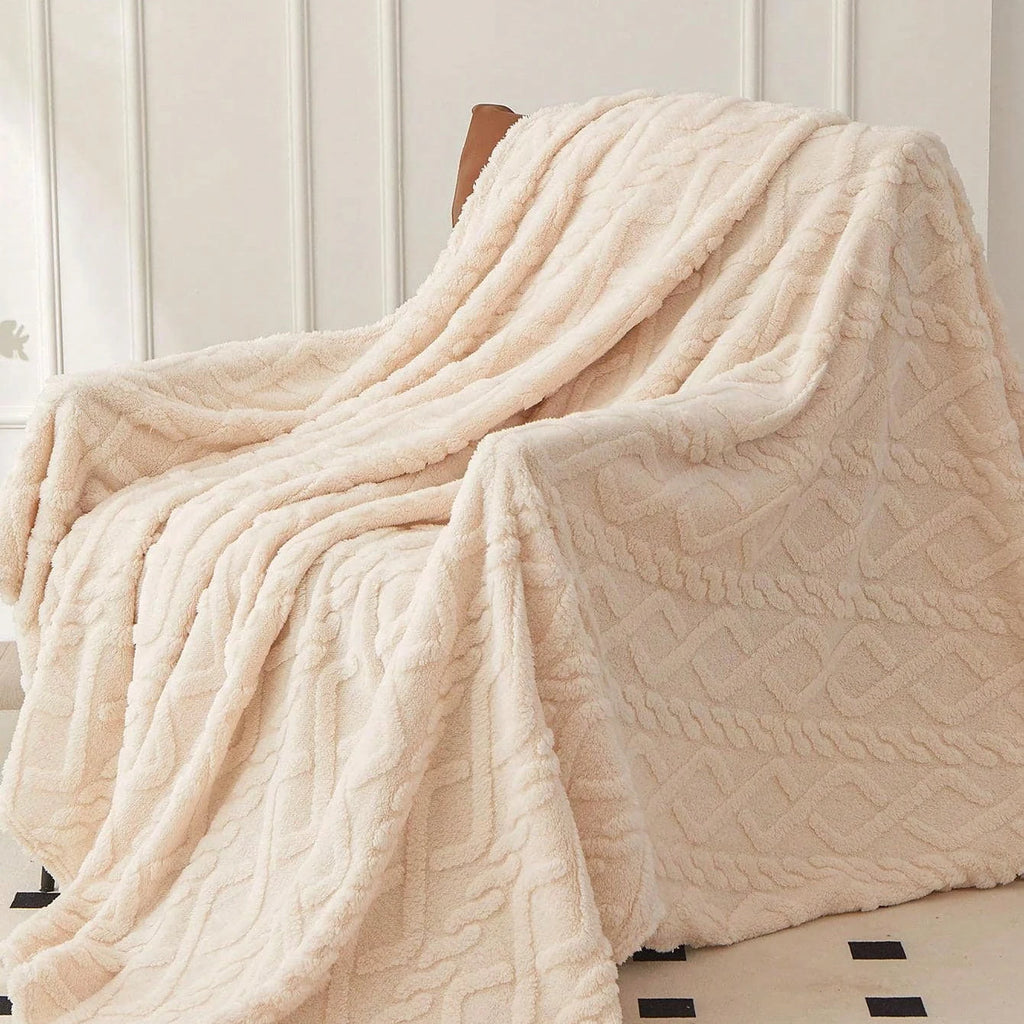 NOUVEAU RICHE Fleece-Decke Koralle 150x200 cm Für Wohnzimmer Und Nickerchen