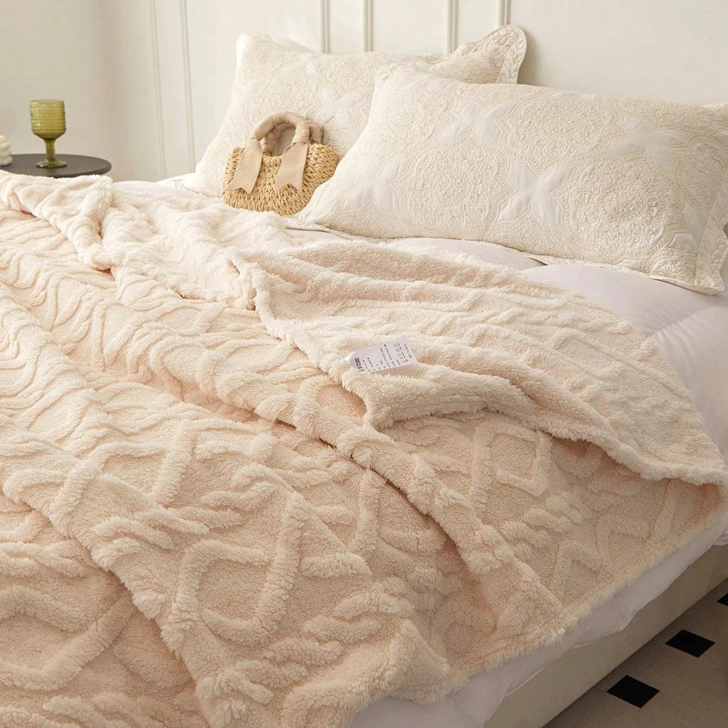 NOUVEAU RICHE Fleece-Decke Koralle 150x200 cm Für Wohnzimmer Und Nickerchen