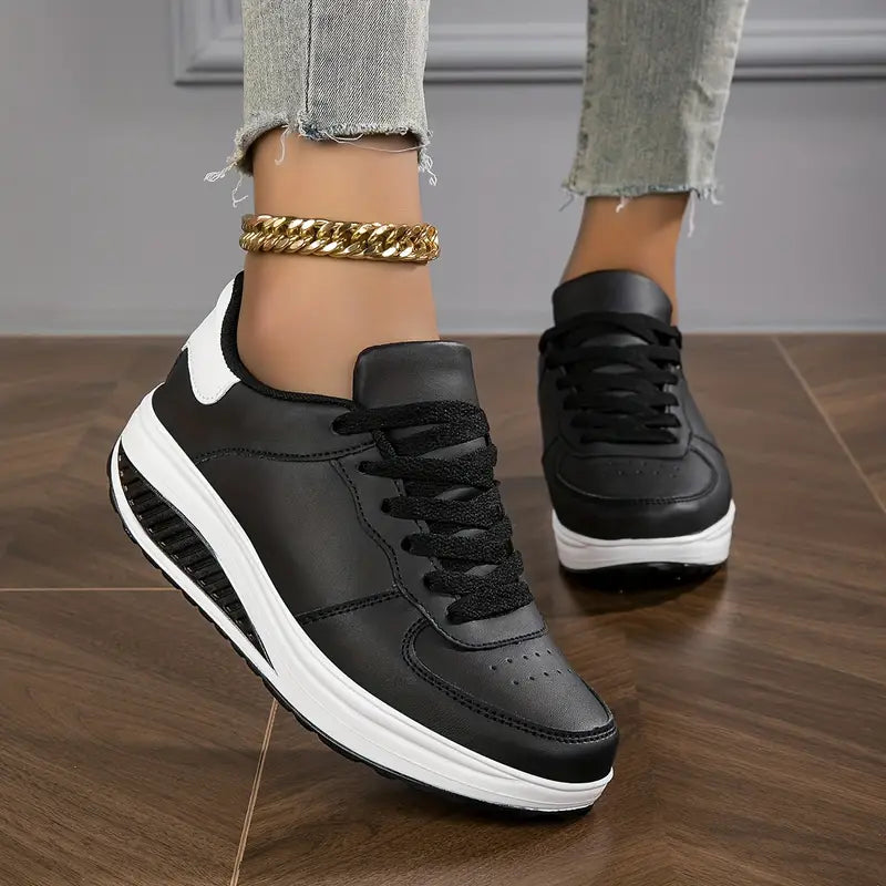 NOUVEAU RICHE Schuhe Mit Luftpolster Für Schmerzfreies Gehen Senioren Schwarz