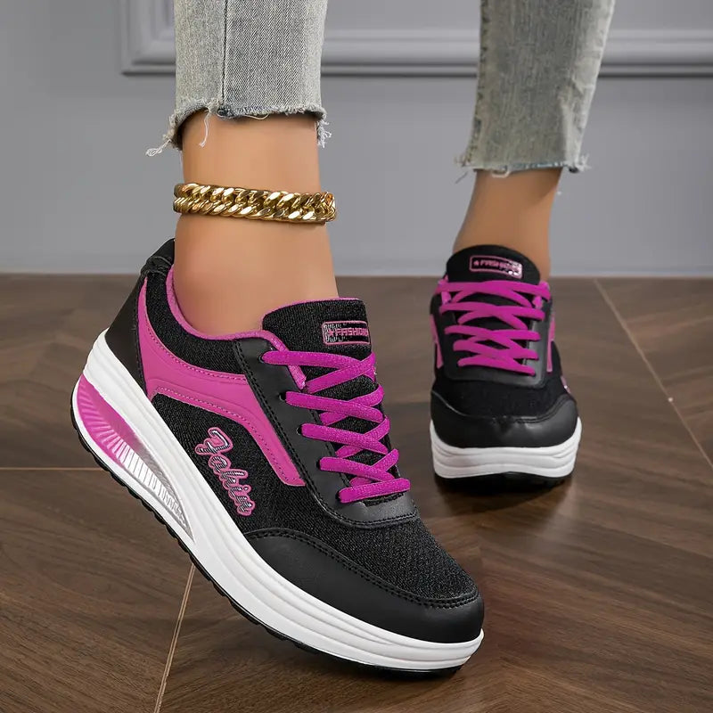 NOUVEAU RICHE Schuhe Mit Luftpolster Für Schmerzfreies Gehen Senioren Schwarz lila