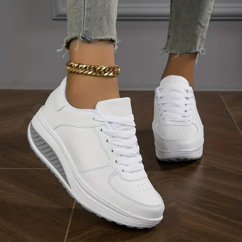 NOUVEAU RICHE Schuhe Mit Luftpolster Für Schmerzfreies Gehen Senioren Weiß