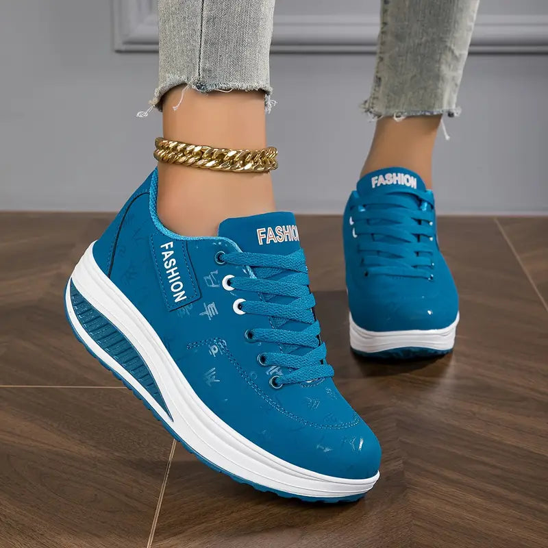 NOUVEAU RICHE Schuhe Mit Luftpolster Für Schmerzfreies Gehen Senioren Blau