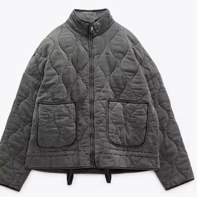NOUVEAU RICHE Alltagsjacke Mit Taschendetail Und Dezente Eleganz Pur Dunkelgrau