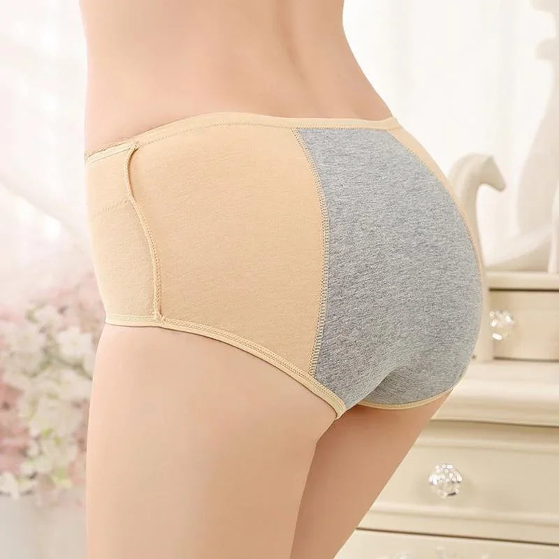 NOUVEAU RICHE Frauen Unterwäsche Auslaufsicher Baumwolle Nahtlose Slips