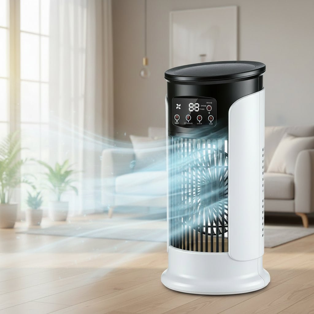 FreshWind 3-in-1 Luftkühler mit Luftbefeuchter und LED-Beleuchtung 0