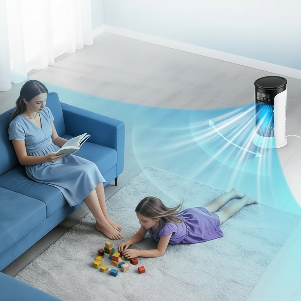 FreshWind 3-in-1 Luftkühler mit Luftbefeuchter und LED-Beleuchtung 6