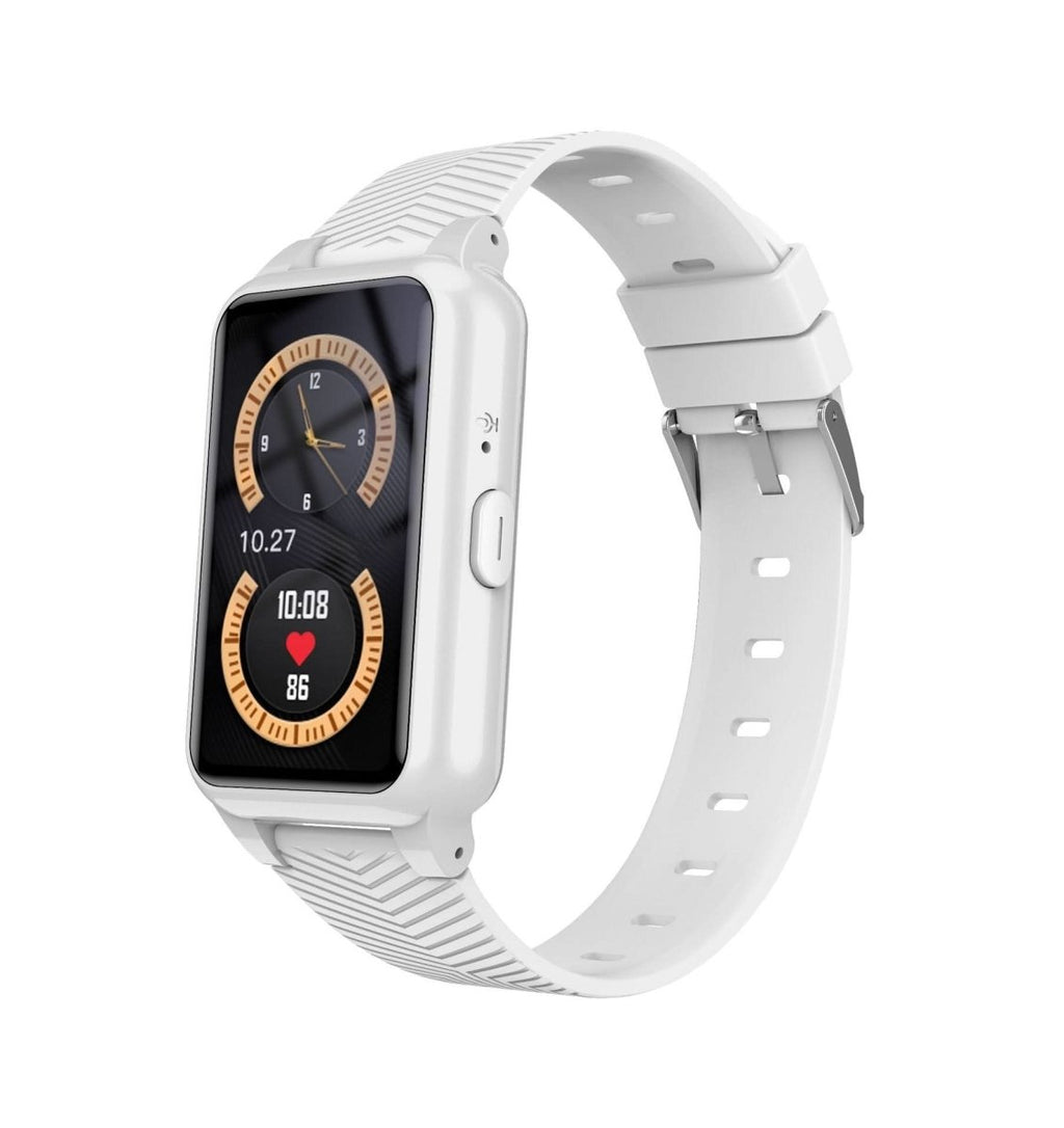 NOUVEAU RICHE GPS Smartwatch für Senioren mit Sturzerkennung & SOS-Taste – 4G Notrufuhr mit Standortfreigabe für Kontakte, 4 Farben Weiss