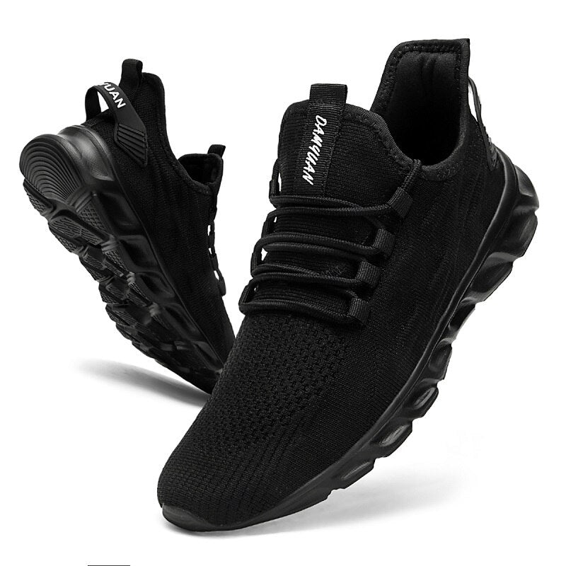NOUVEAU RICHE Herren Halbschuhe Atmungsaktiv Komfort Fit Vielseitig schwarz