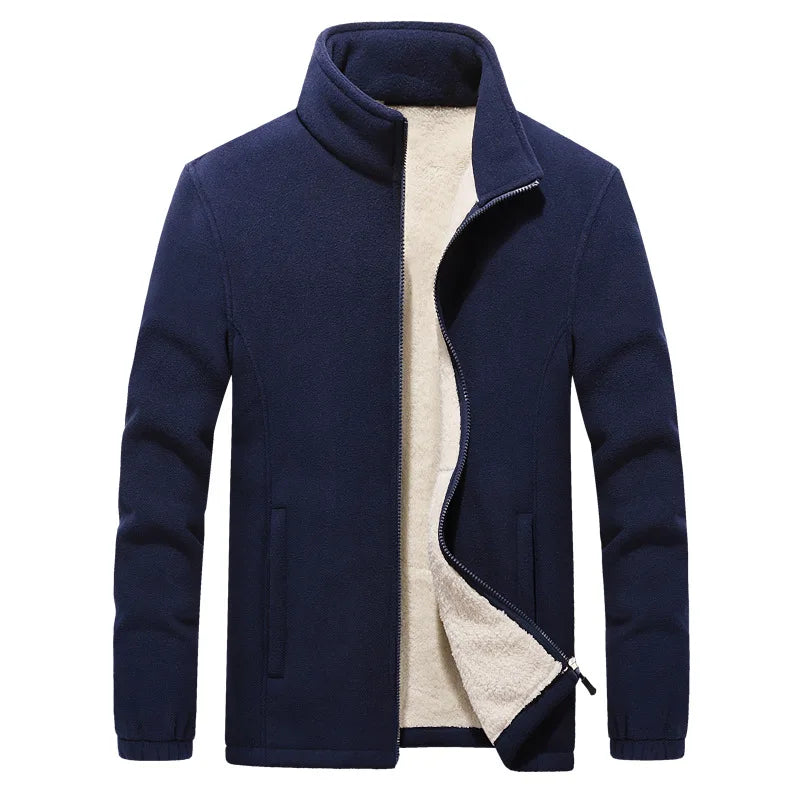 NOUVEAU RICHE Herren Lässig-Skijacke Winter Alltag Outdoor Design Marineblau