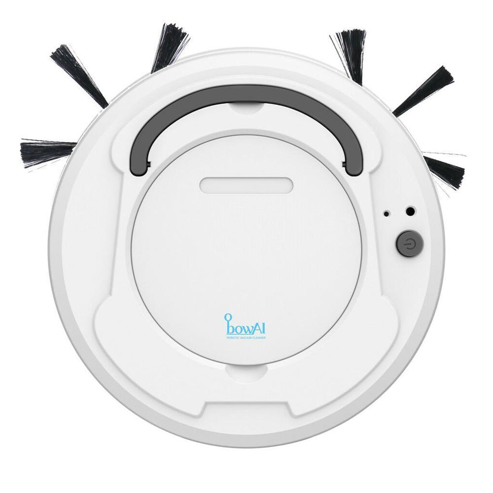 NOUVEAU RICHE Saugroboter mit Wischfunktion – 3-in-1 Smarter Staubsauger Roboter, 4 Reinigungsmodi, Kantenreinigung, Hinderniserkennung, 3 Farben Weiss