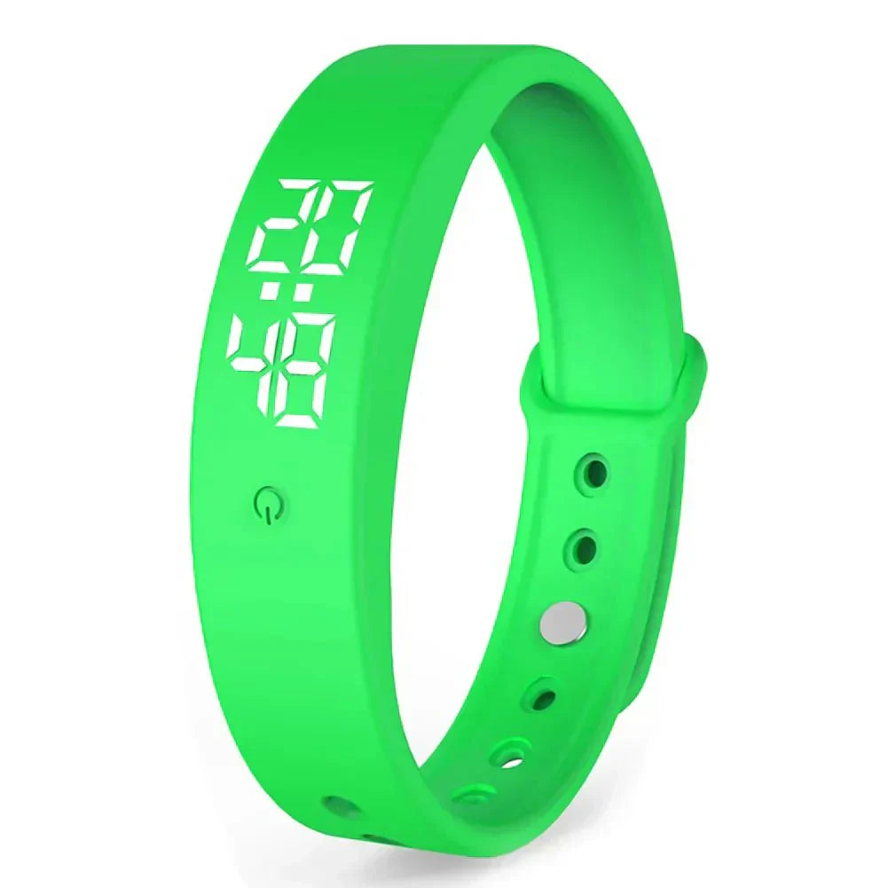 NOUVEAU RICHE Smartwatch Wasserdichte Fitnessuhr Mit Benachrichtigungen Grün