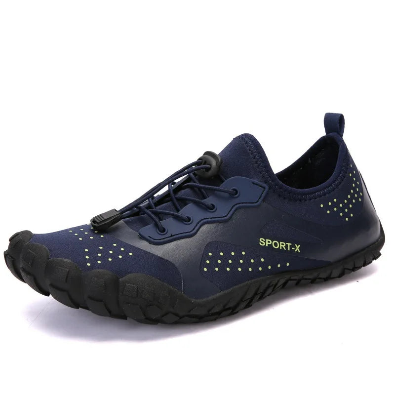 NOUVEAU RICHE Unisex Wasserdichte Barfußschuhe für Wassersport Outdoor Dunkelblau