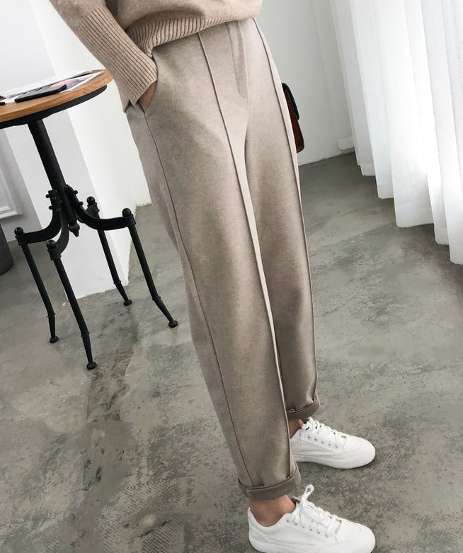 NOUVEAU RICHE Winterhose Damen Warm Gefüttert Schwarz Größe M Komfort