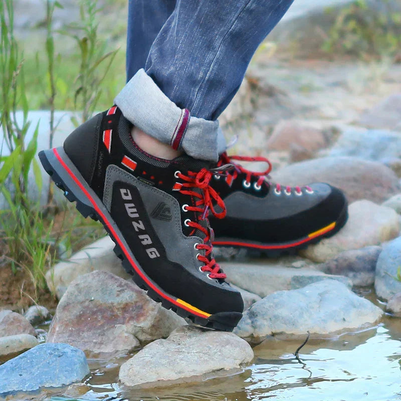 NOUVEAU RICHE Herren Wander Schuhe Mit Schnürsenkeln Für Jedes Gelände