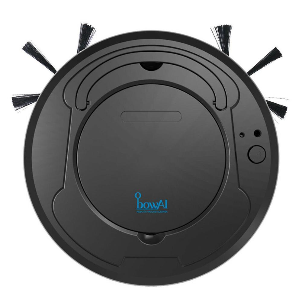 NOUVEAU RICHE Saugroboter mit Wischfunktion – 3-in-1 Smarter Staubsauger Roboter, 4 Reinigungsmodi, Kantenreinigung, Hinderniserkennung, 3 Farben Schwarz
