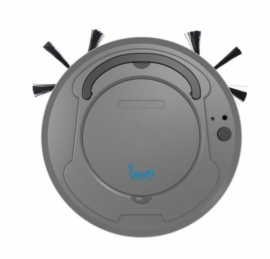 NOUVEAU RICHE Saugroboter mit Wischfunktion – 3-in-1 Smarter Staubsauger Roboter, 4 Reinigungsmodi, Kantenreinigung, Hinderniserkennung, 3 Farben Grau